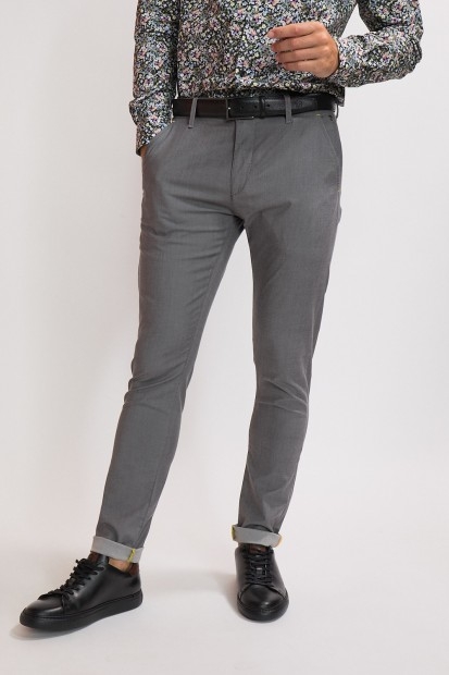 pantalon chic gris pour homme