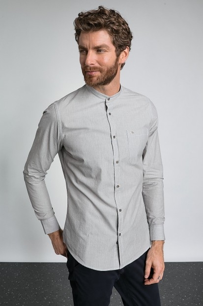 Chemise manches longues anthra homme avec coudières