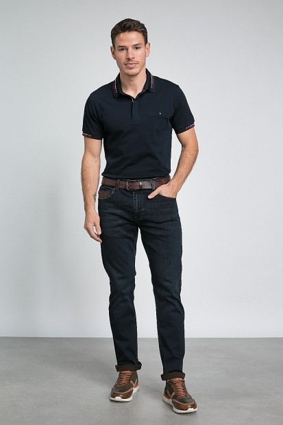 Jeans confort fit marine